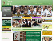 Tablet Screenshot of colegioyale.edu.ve